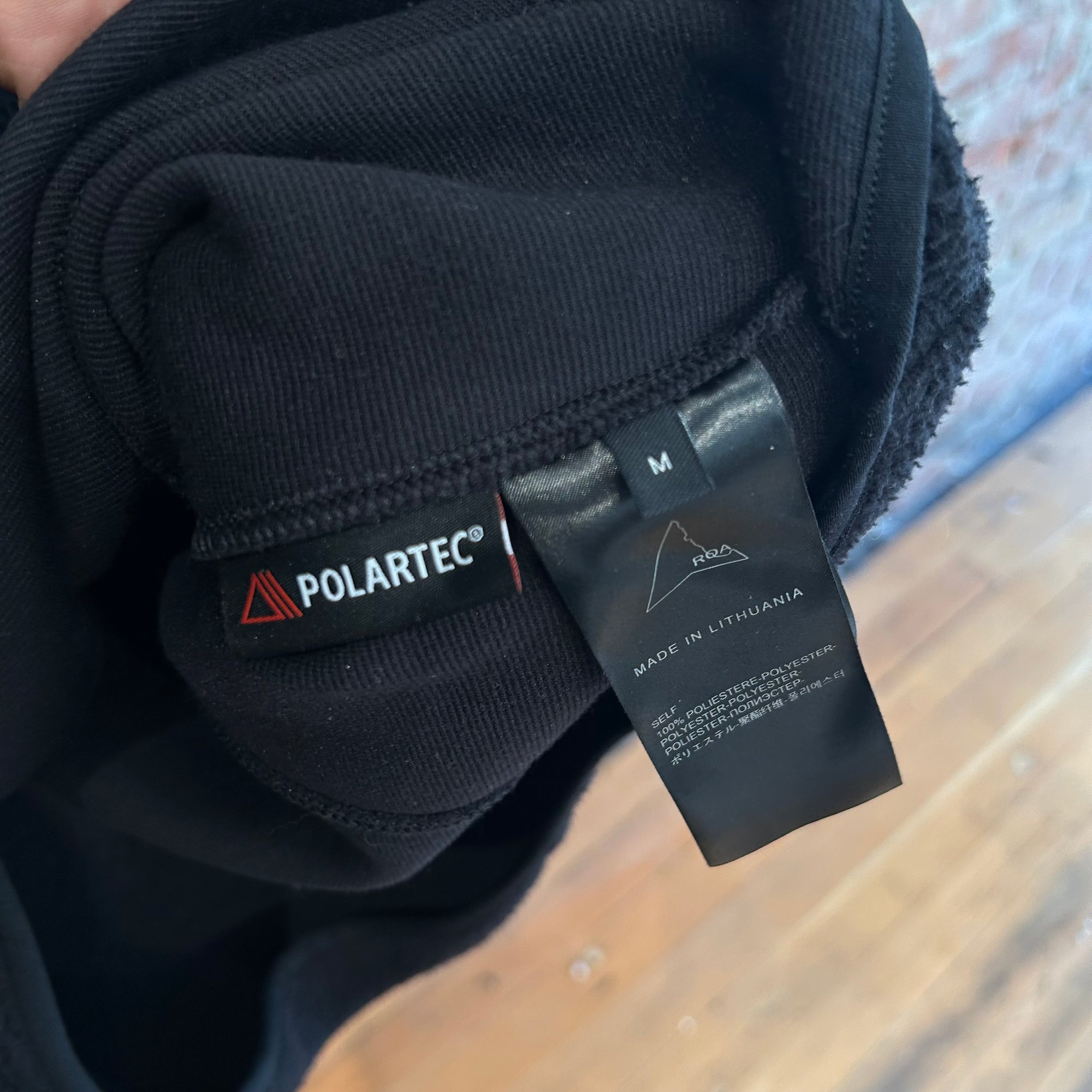 ROA 4-SNAP POLARTEC UTILITY FLEECE ‘BLACK’
