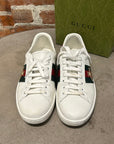 GUCCI ACE BEE LOGO SNEAKERS ‘WHITE’