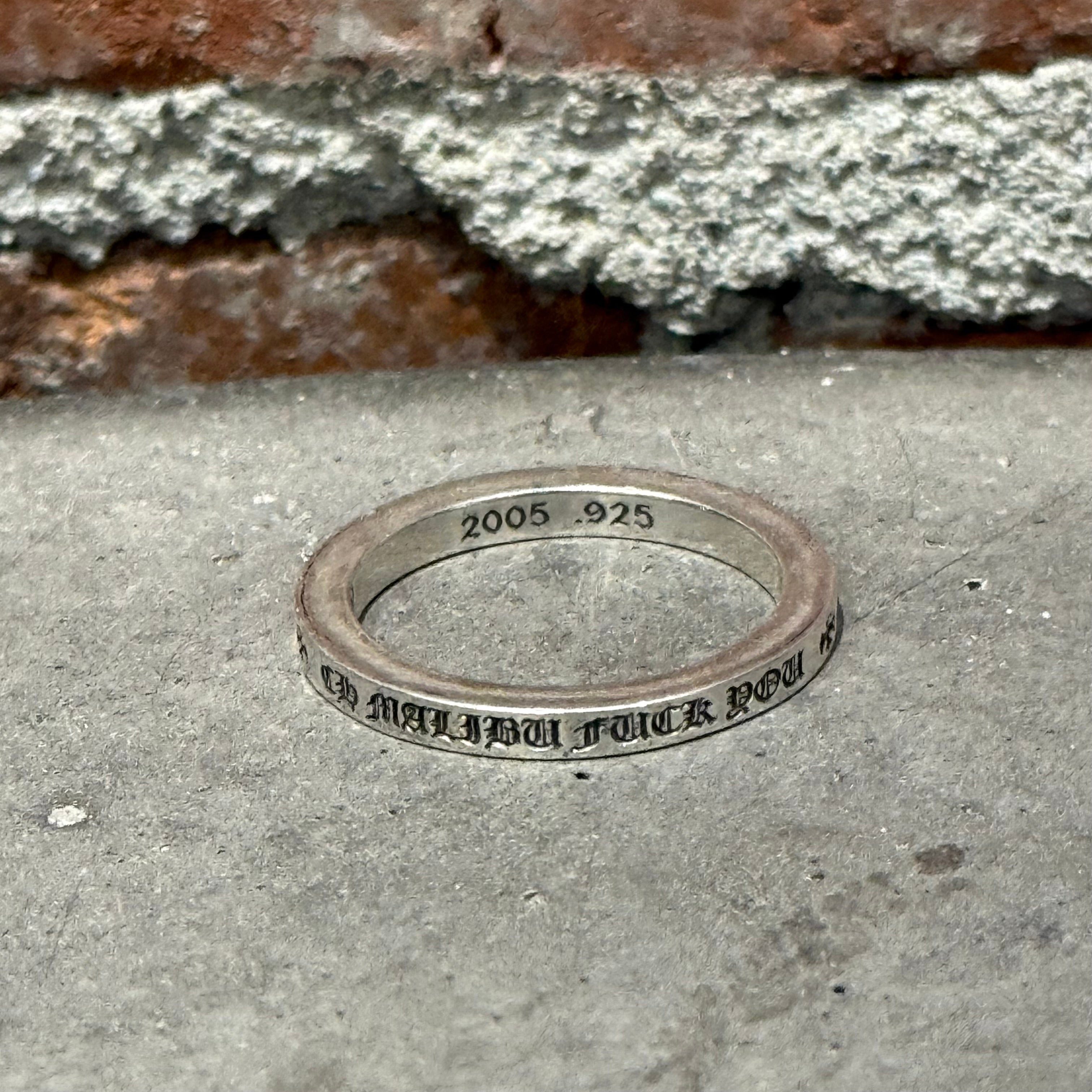 CHROME HEARTS 3MM MALIBU EXCLUSIVE SPACER RING 'SILVER' – Sadō Room