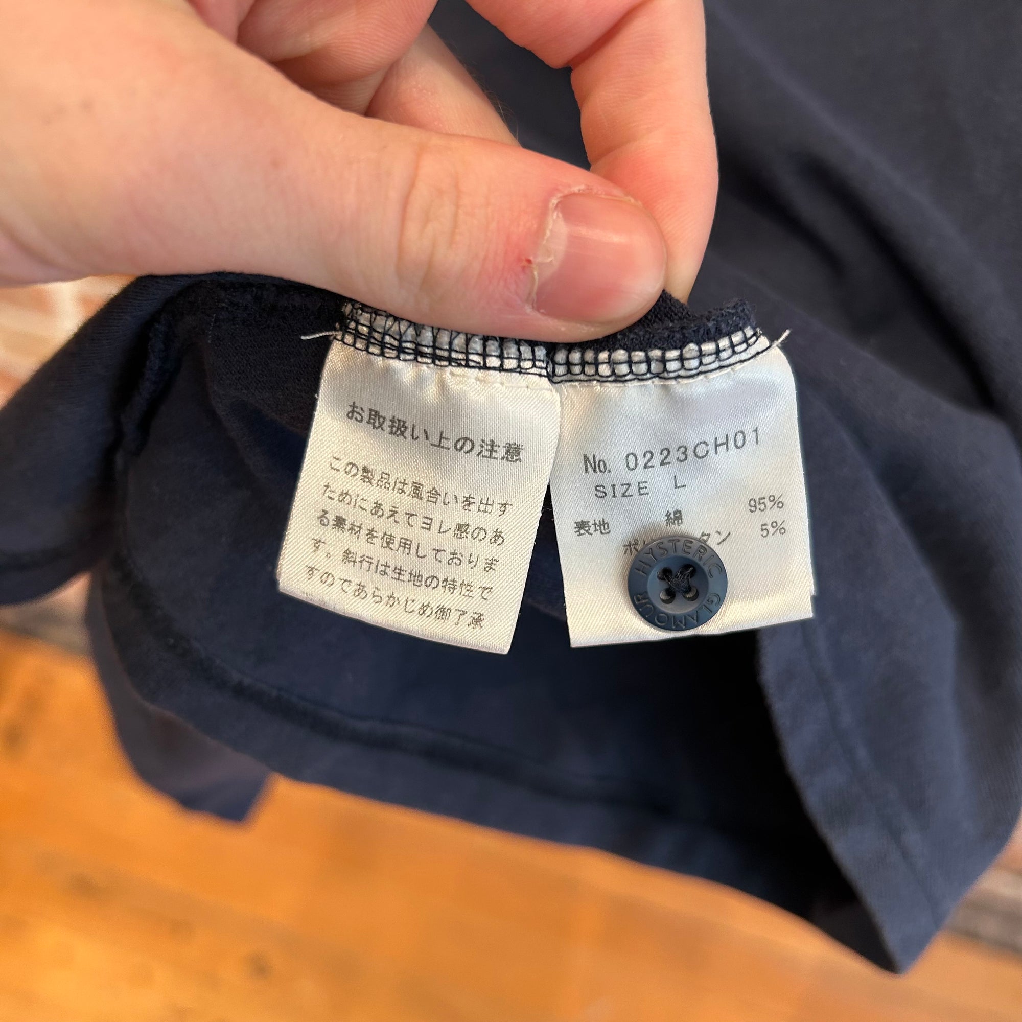 HYSTERIC GLAMOUR V.I.P. CLUB POLO 'NAVY'