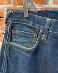 EVISU THICK GULL GULL SLIM STRAIGHT DENIM ‘INDIGO/WHITE’