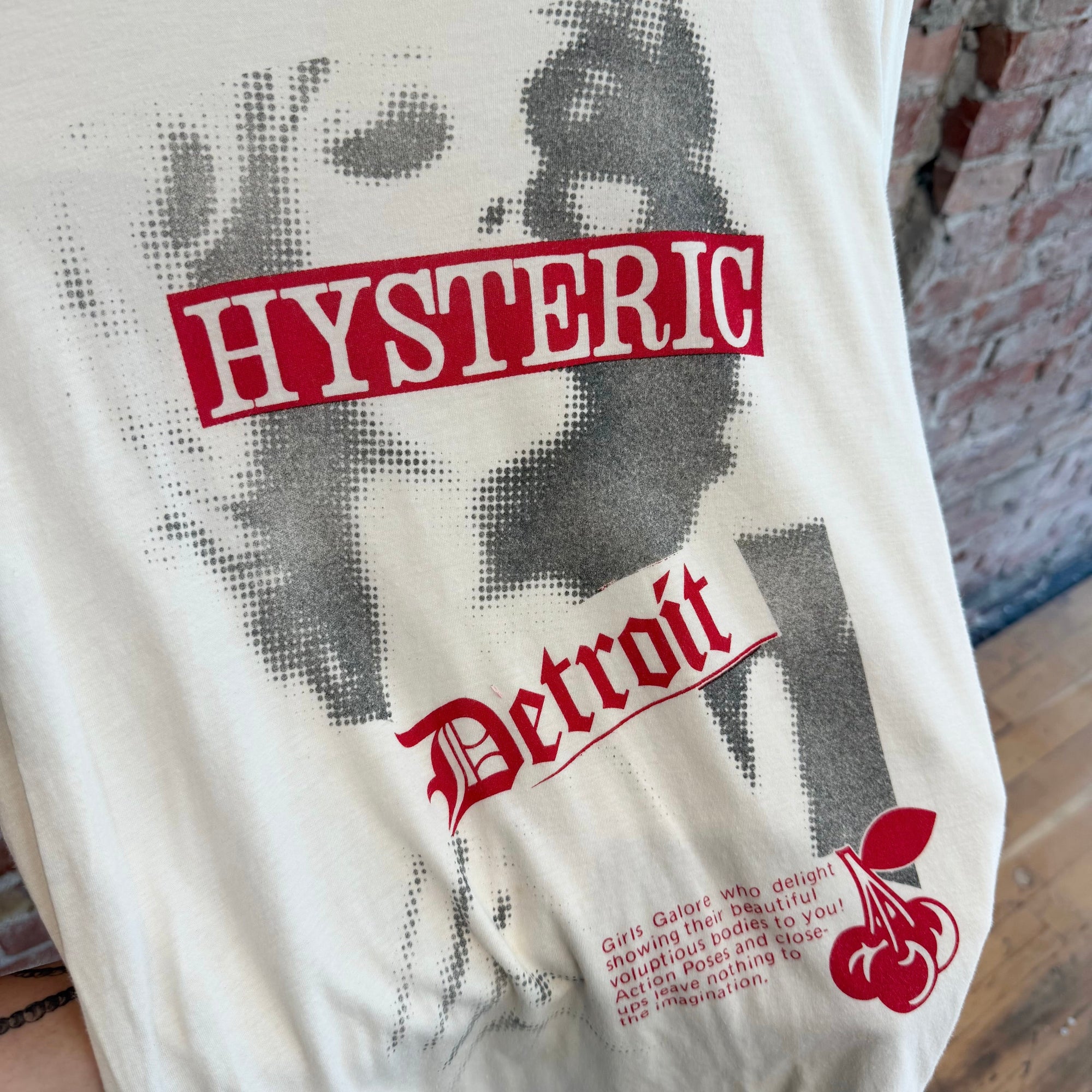 HYSTERIC GLAMOUR DETROIT TEE ‘WHITE’