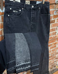 GALLERY DEPT. TWISTED WIDE LEG DENIM ‘BLACK’