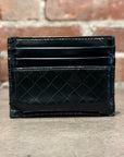 BOTTEGA QUILTED CALFSKIN CARDHOLDER ‘DEEP JADE’