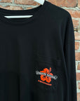 CHROME HEARTS HONOLULU HIBISCUS FLOWER LONGSLEEVE ‘BLACK’