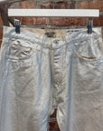GALLERY DEPT. LOGAN GALACTIC GLITTER FLARED DENIM ‘SILVER’