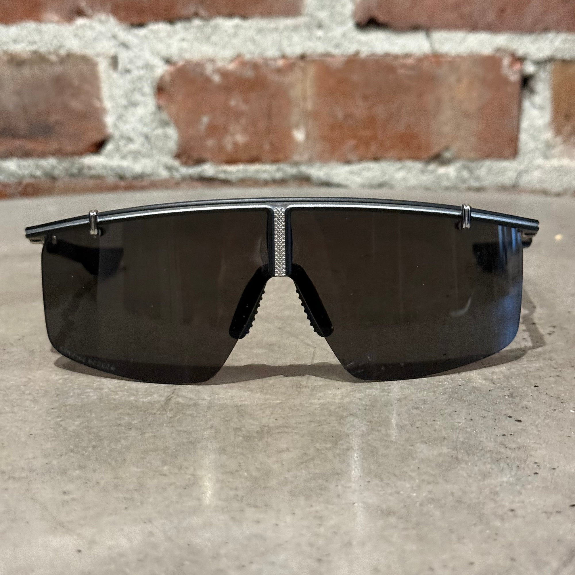 CHROME HEARTS CLITANIC SHIELD SUNGLASSES ‘BLACK’