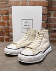 MAISON MIHARA YASUHIRO PETERSON HIGH SNEAKERS ‘CREAM’