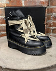 RICK OWENS x DOC MARTENS JUMBO PENTA LACE BOOTS ‘BLACK’