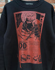 ROUGH SIMMONS BERSERK CREWNECK ‘BLACK/RED’