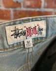 STUSSY "BIG OL JEANS" BAGGY DENIM ‘VINTAGE BLUE’