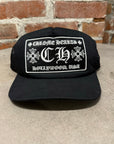 CHROME HEARTS HOLLYWOOD TRUCKER HAT ‘BLACK’