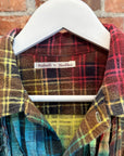 NEEDLES REBUILD 7-CUT FLANNEL 'TYE DYE'