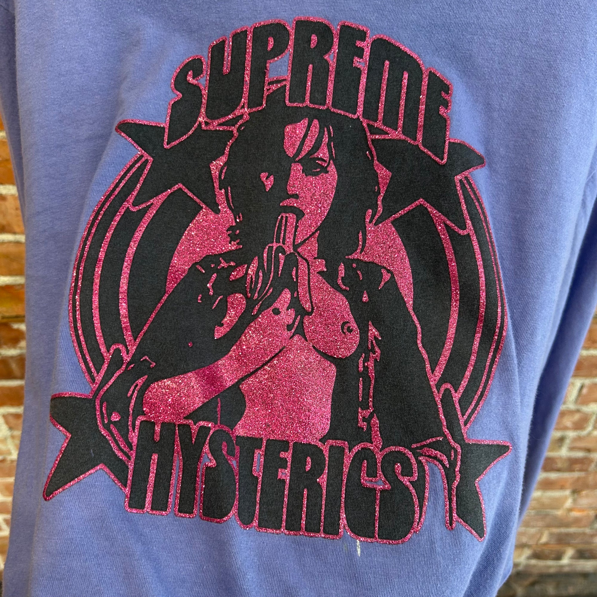 SUPREME X HYSTERIC GLAMOUR SS21 LONG SLEEVE ‘PURPLE/PINK’