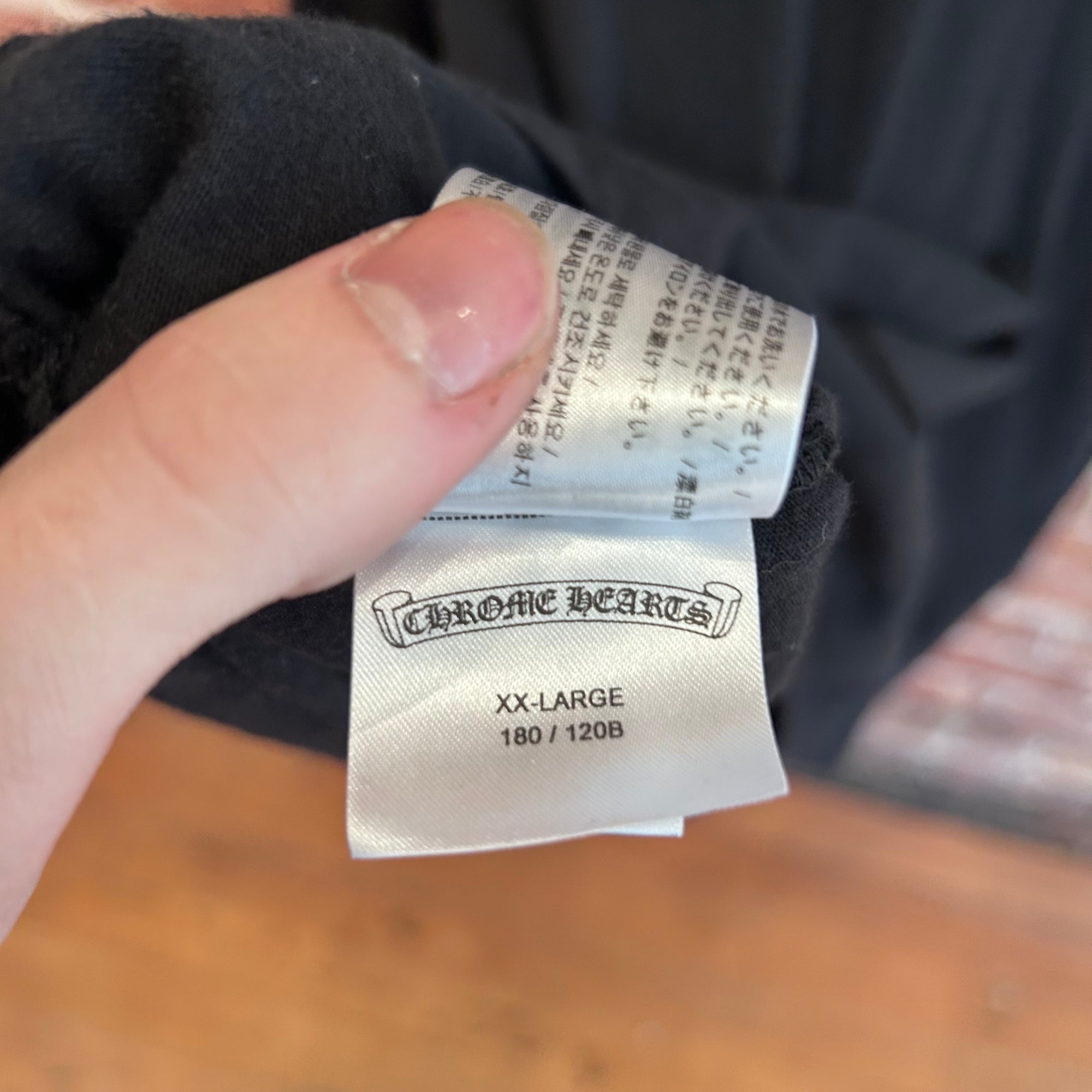 CHROME HEARTS TAIPEI EXCLUSIVE FLORAL LONGSLEEVE ‘BLACK’