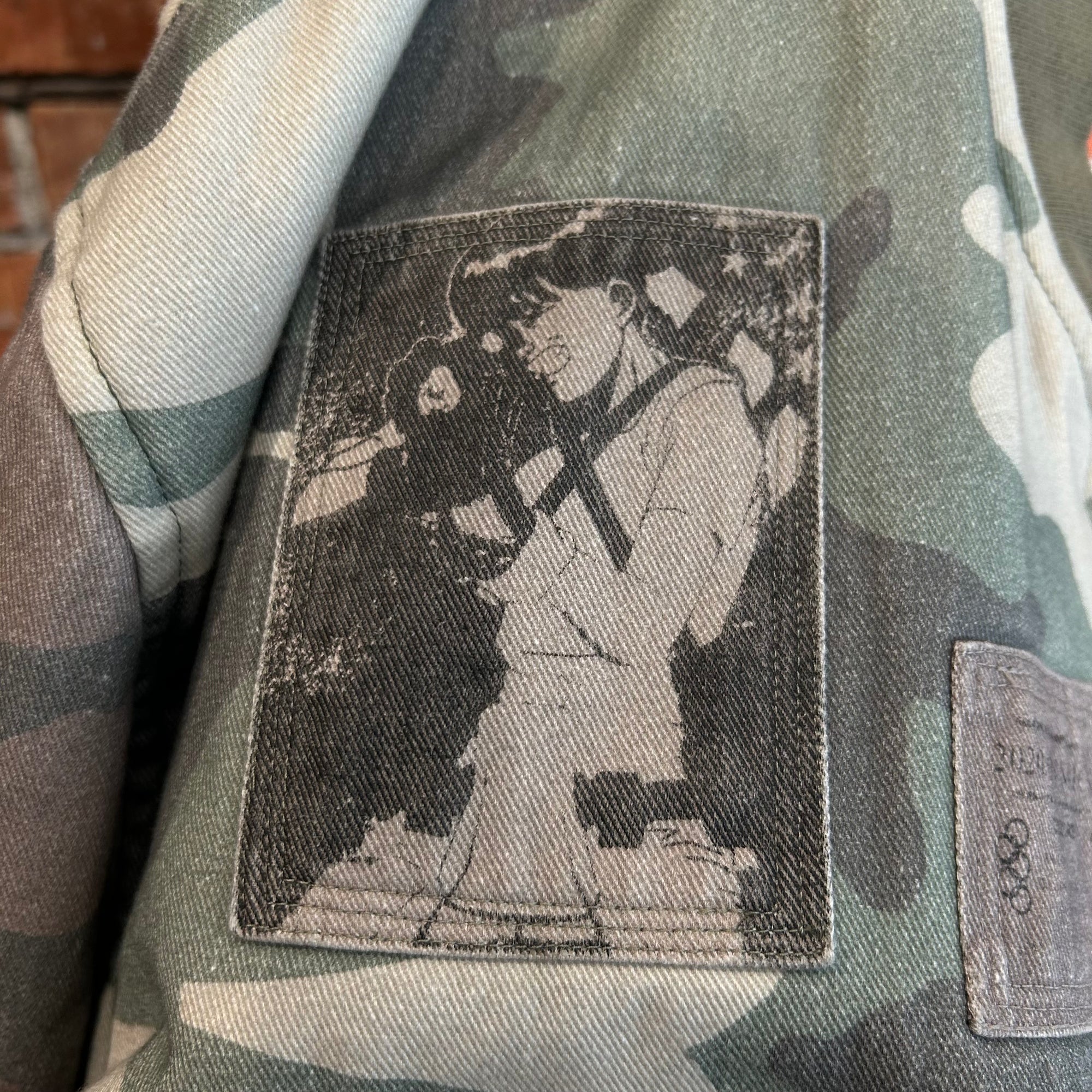 ROUGH SIMMONS AKIRA NEOTOKYO RIOT BOMBER JACKET ‘GREEN CAMO’