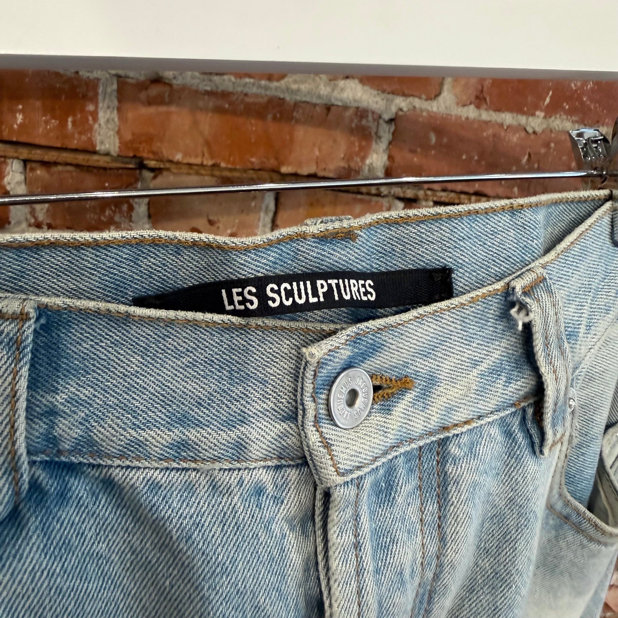 JACQUEMUS LES SCULPTURES WIDE LEG DENIM ‘LIGHT BLUE’