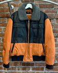 GOSHA PACCBET COLOR BLOCK BOMBER JACKET ‘ORANGE’
