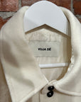VUJA DE 005 MODERATO WOOL OVERSHIRT ‘WHITE’