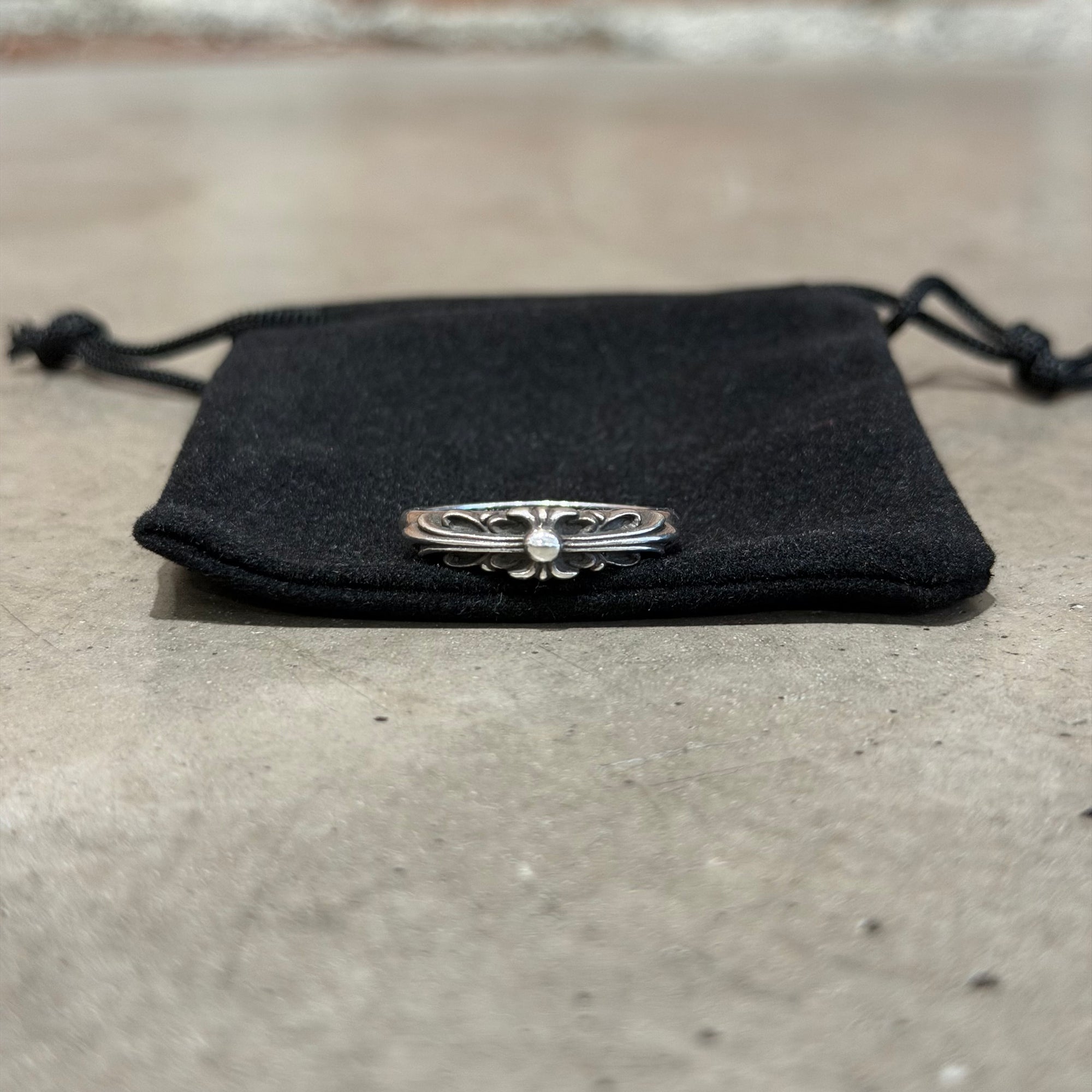 CHROME HEARTS BABY FLORAL RING 'SILVER'