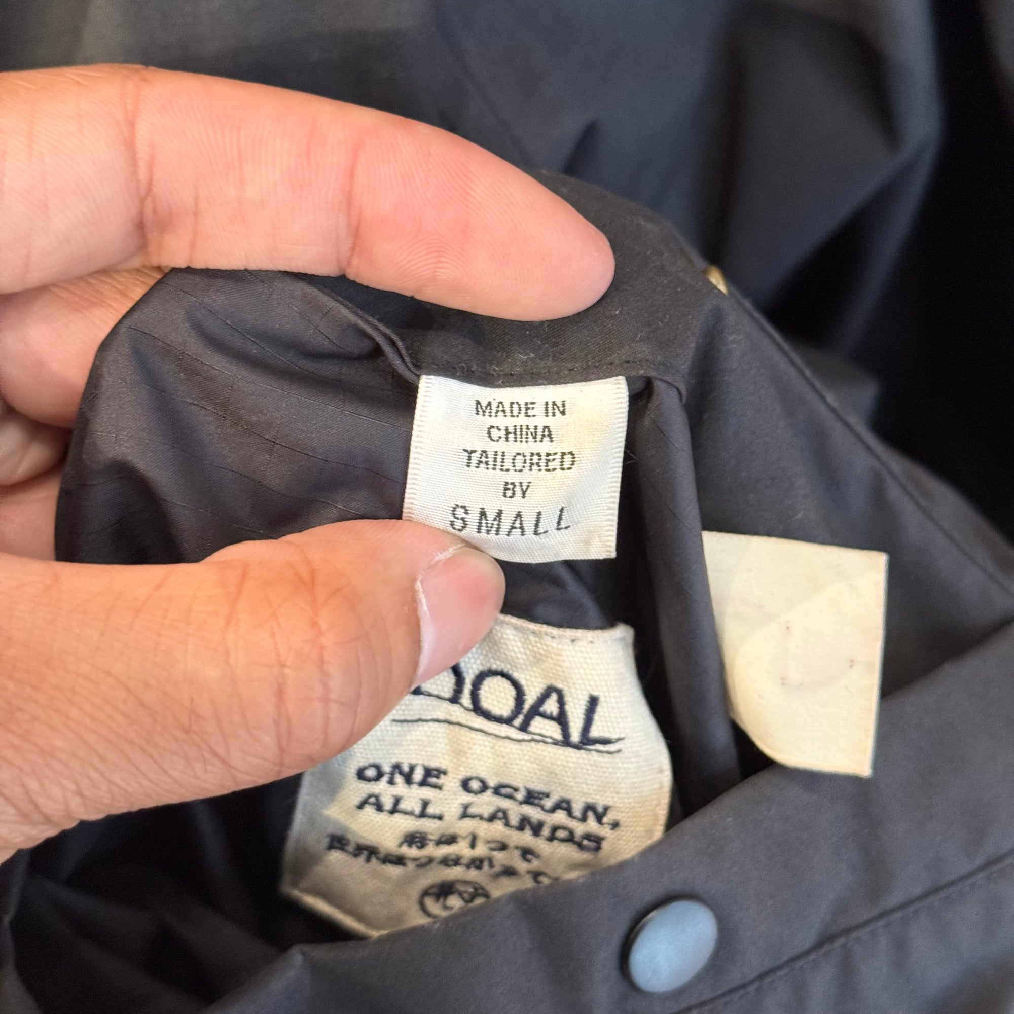 NANAMICA ELONGATED MILITARY LINER REVERSIBLE JACKET ‘BLACK’