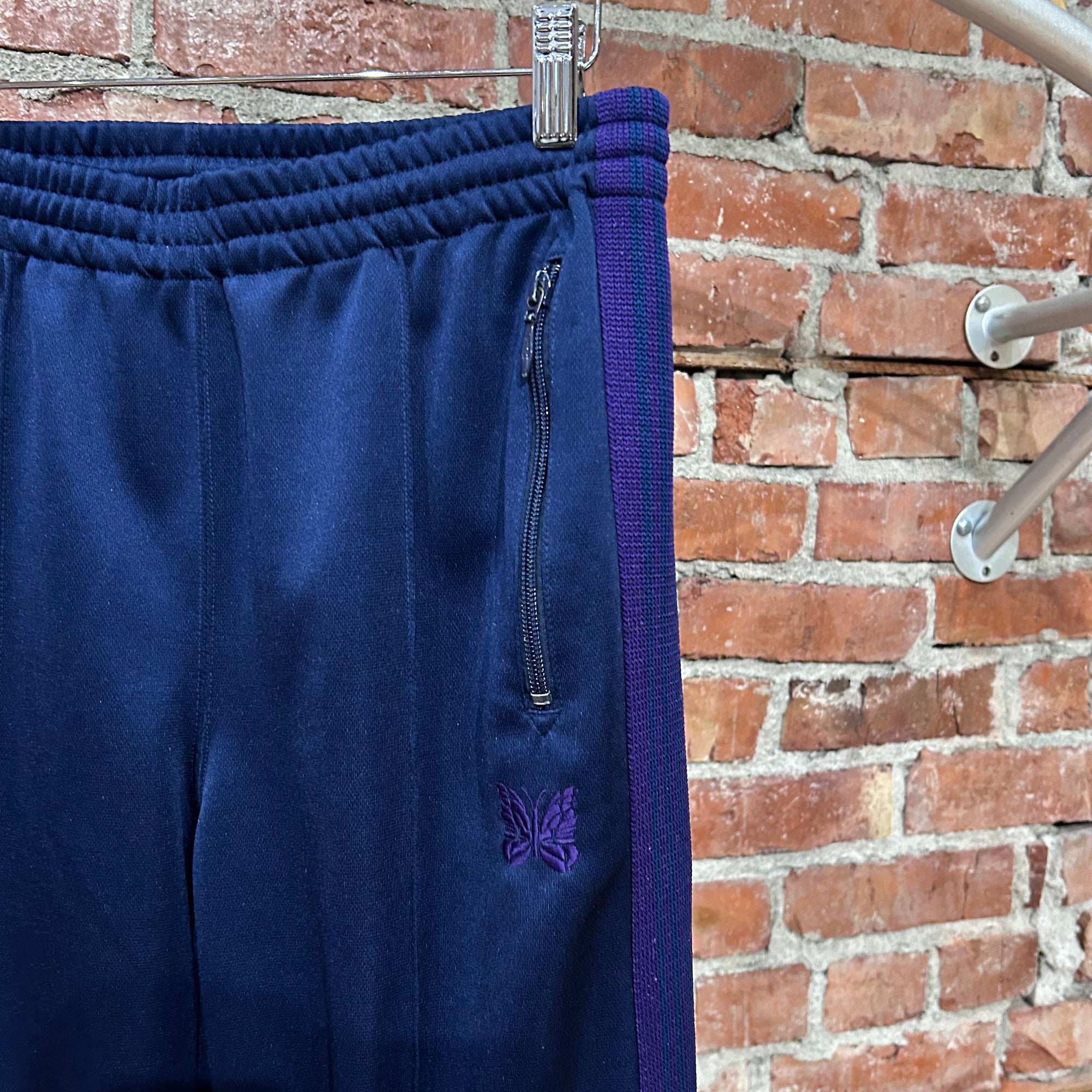 NEEDLES CLASSIC STRAIGHT TRACK PANTS ‘PURPLE’