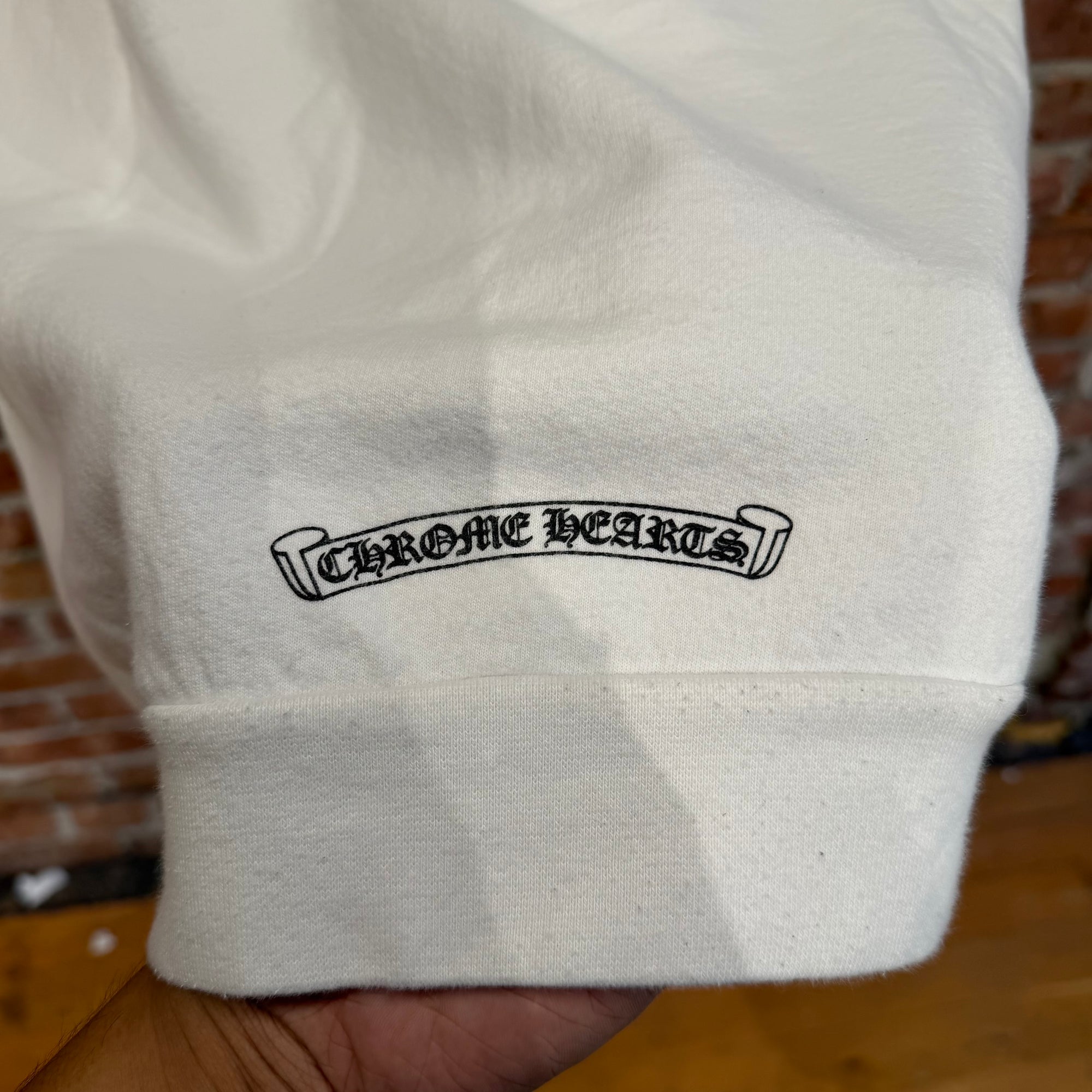 CHROME HEARTS LOVE YOU CREWNECK ‘WHITE’