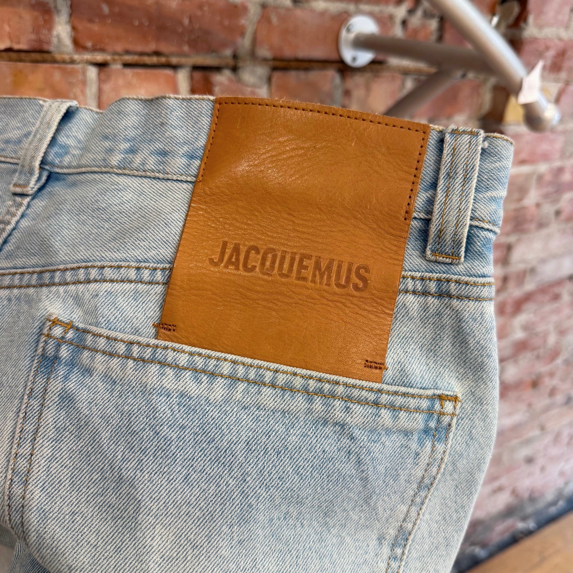 JACQUEMUS LES SCULPTURES WIDE LEG DENIM ‘LIGHT BLUE’