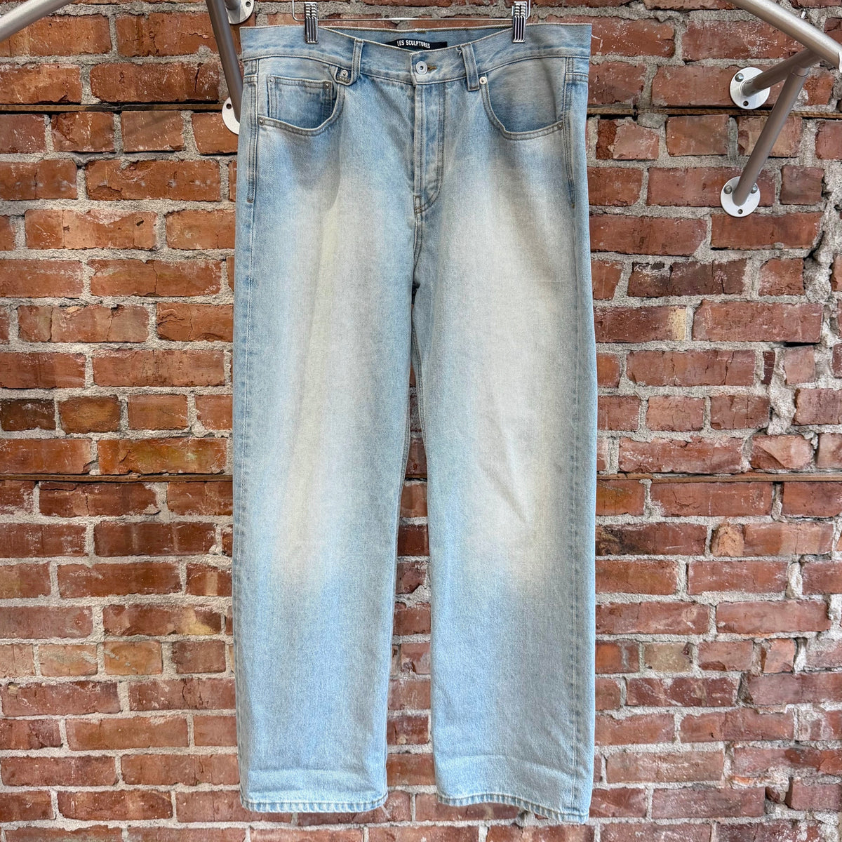 JACQUEMUS LES SCULPTURES WIDE LEG DENIM ‘LIGHT BLUE’