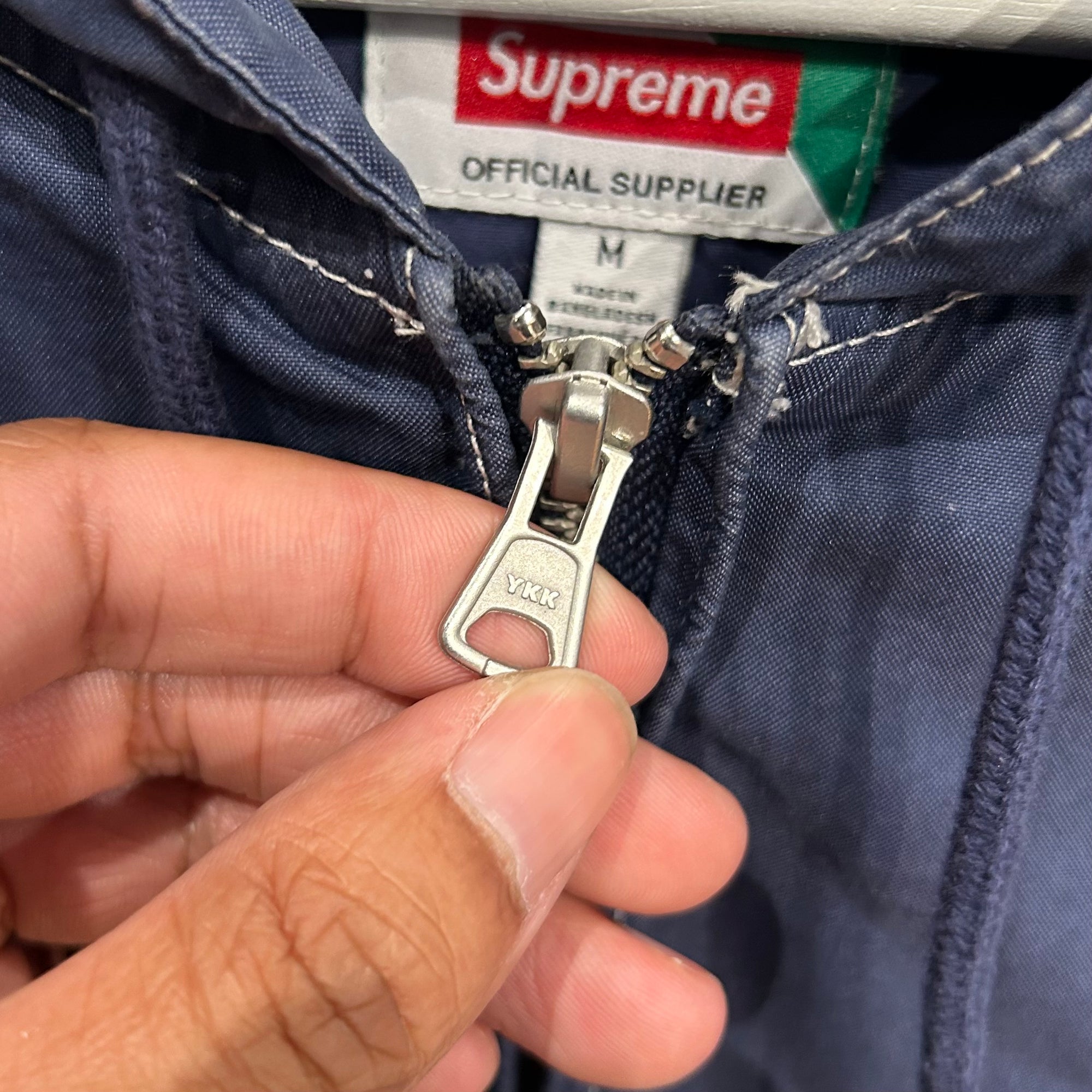 SUPREME X JACOB &amp; CO X LA MARTINA SS26 HOODED JACKET ‘NAVY’