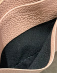 BALENCIAGA LEATHER BB CARD HOLDER ‘SALMON PINK’