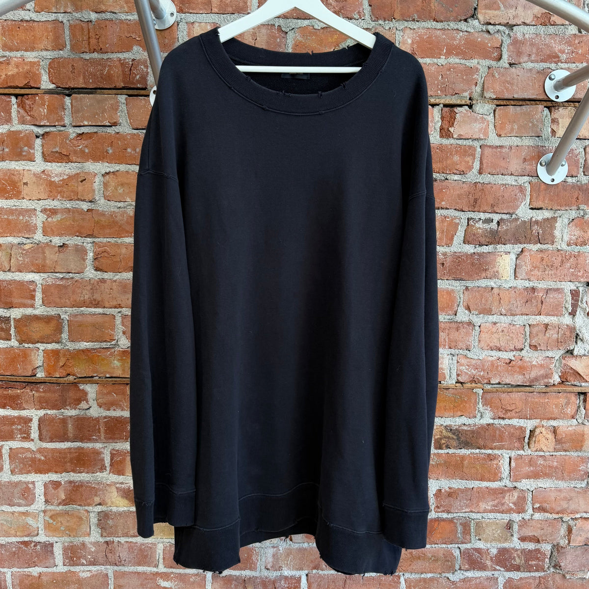 UNDERCOVER AW17 "BRAINWASHED GENERATION" OVERSIZED CREWNECK ‘BLACK’