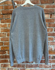 NUMBER (N)INE LOGO SCRIPT CREWNECK ‘GREY’