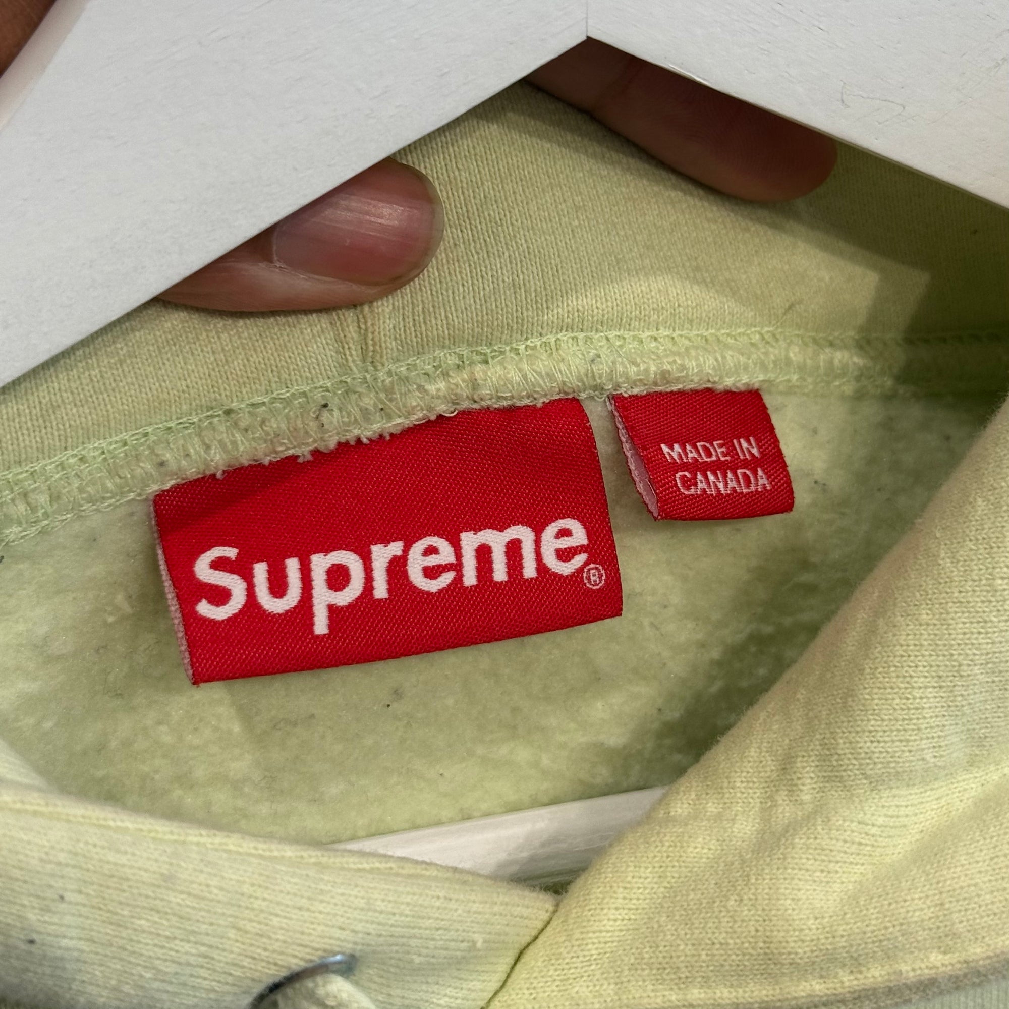 SUPREME MINI BOX LOGO HOODIE ‘PISTACHIO’