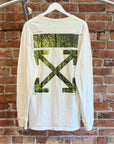 OFF WHITE JAPAN EXCLUSIVE LANDSCAPE ARROW LONGSLEEVE ‘WHITE’