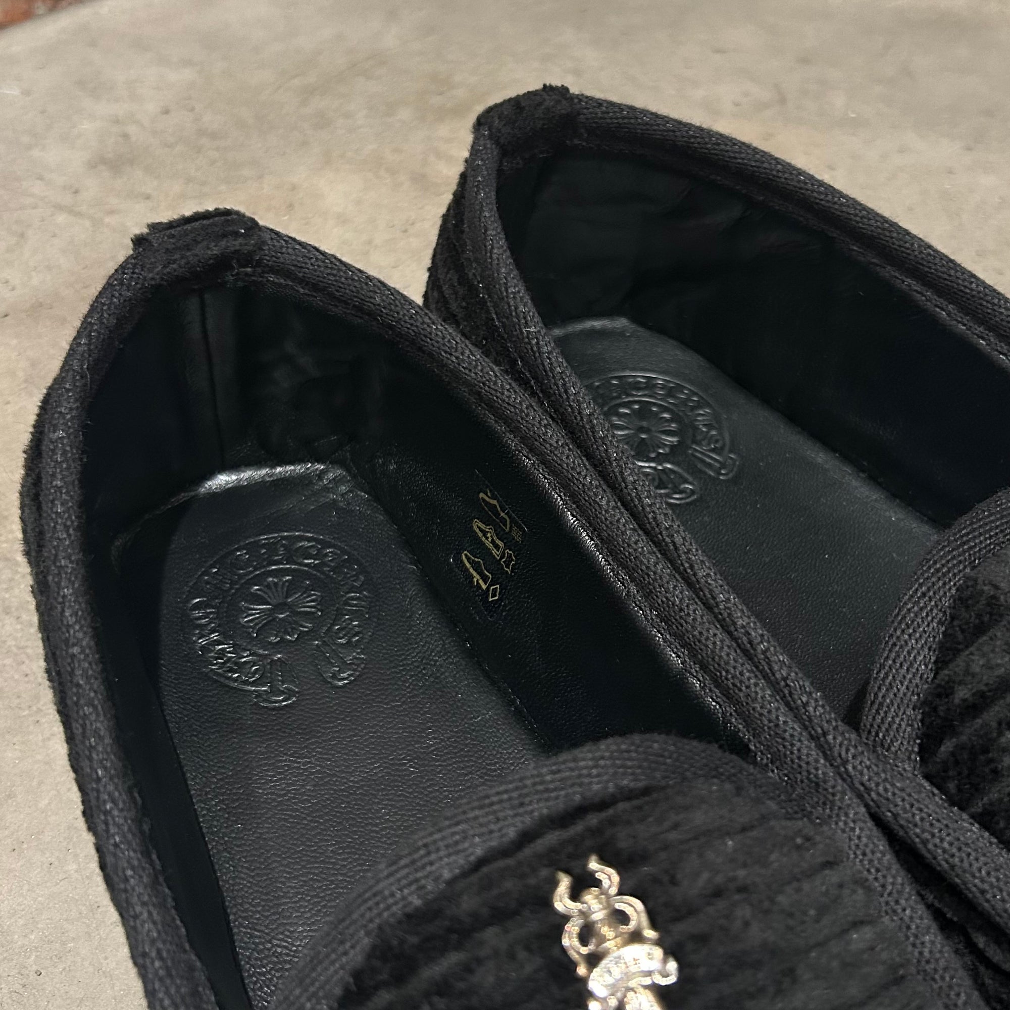 CHROME HEARTS DAGGER LOAFERS ‘BLACK’