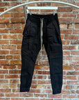 RICK OWENS SS22 FOGACHINE PANELED JOGGER ‘BLACK’