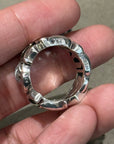 CHROME HEARTS LARGE SPELLOUT RING ‘SILVER’