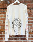 CHROME HEARTS MULTI HORSESHOE LONGSLEEVE ‘WHITE’