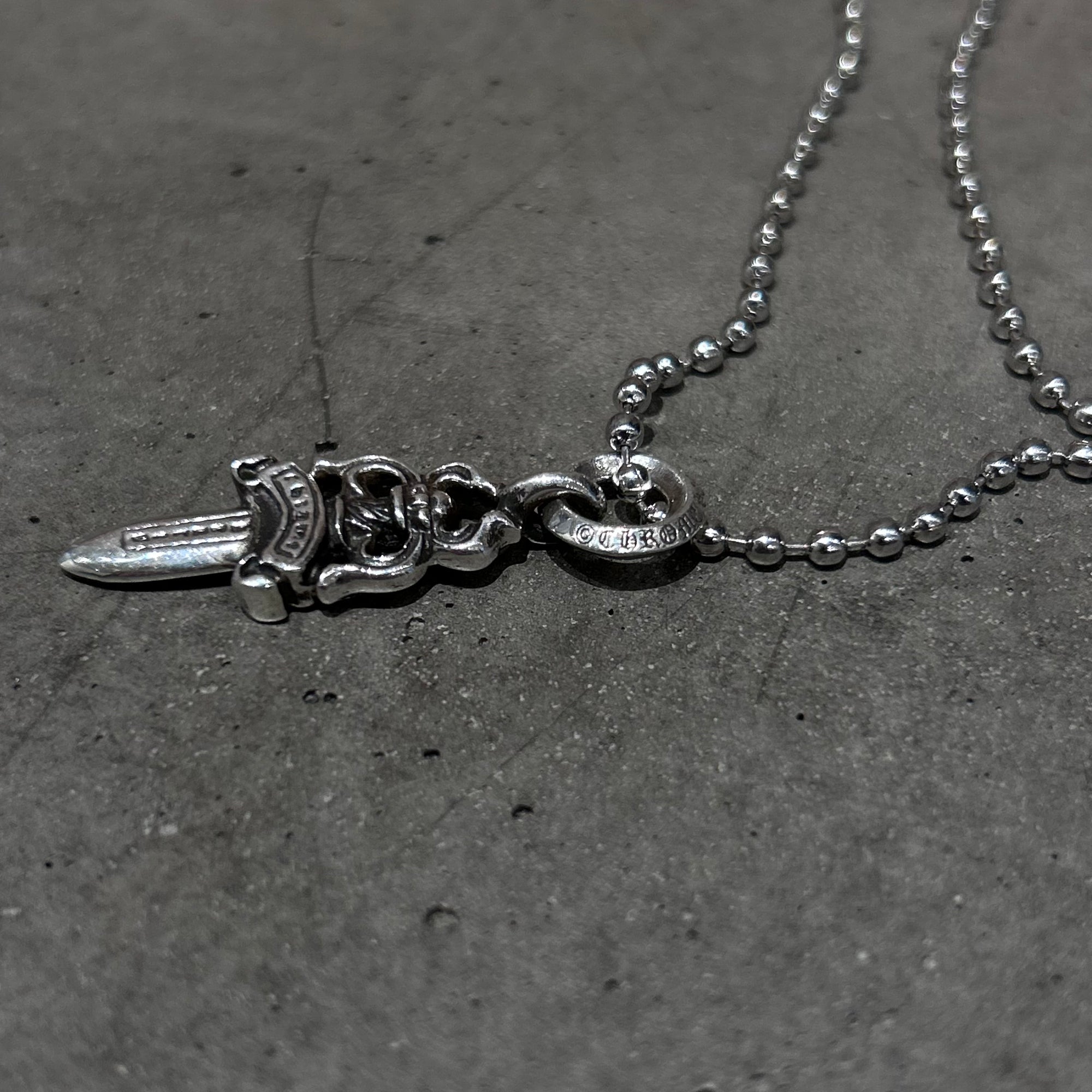 CHROME HEARTS NO. 5 DAGGER NECKLACE ‘SILVER’