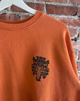 CHROME HEARTS DAGGER VINE CREWNECK ‘ORANGE’