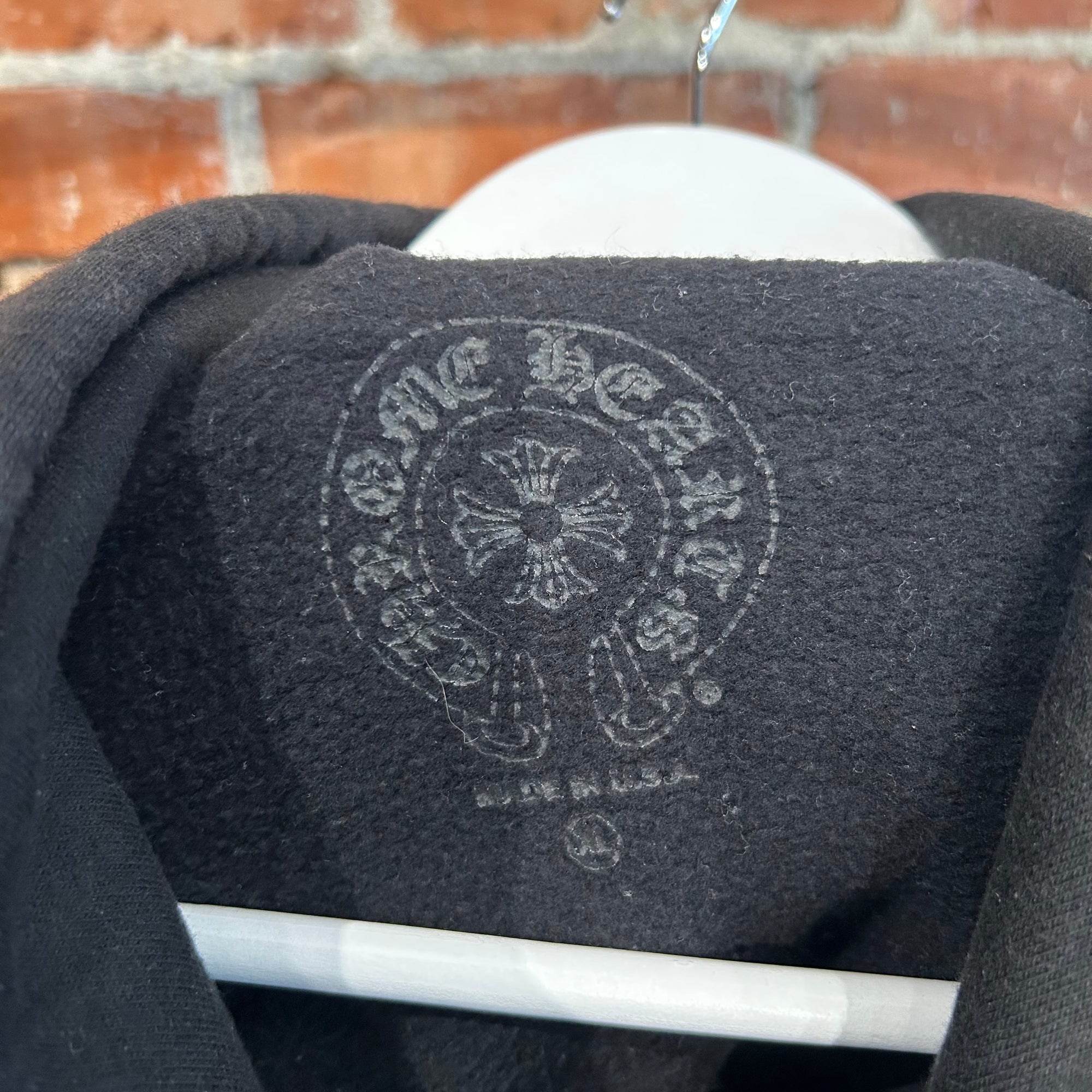 CHROME HEARTS NEW YORK HORSESHOE PULLOVER HOODIE ‘BLACK’