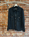 OUR LEGACY BUTTON UP JACKET ‘BLACK’