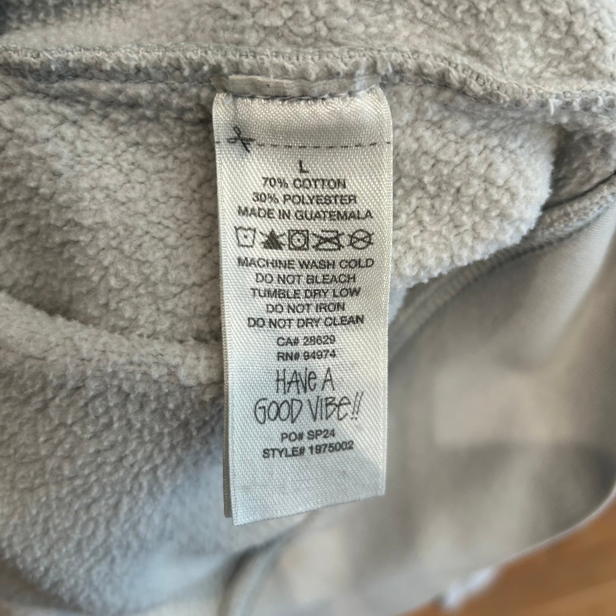 STUSSY CROWN LOGO ZIP HOODIE ‘CLOUD’
