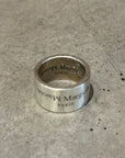 MAISON MARGIELA LOGO SCRIPT SILVER RING ‘SILVER’