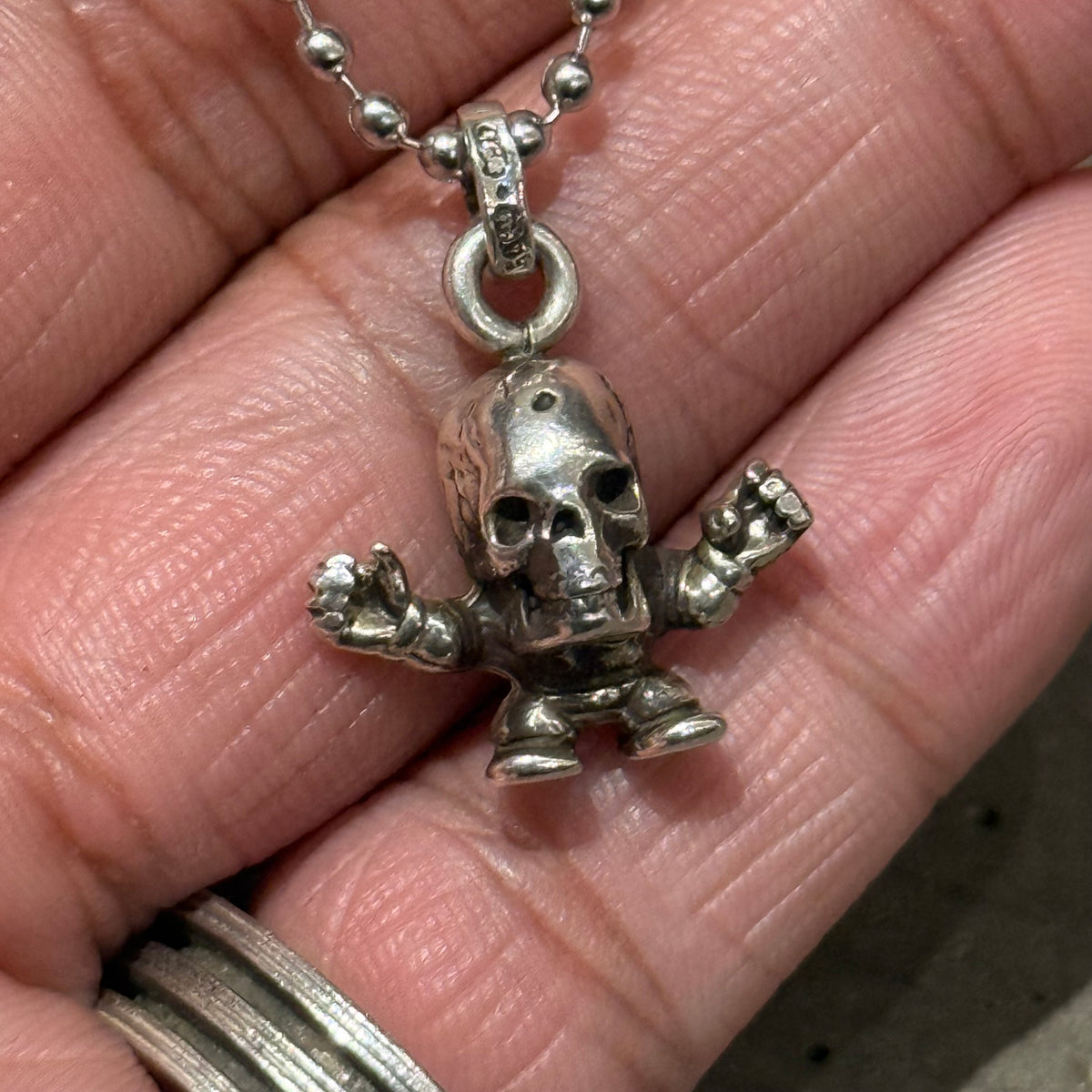 CHROME HEARTS FOTI HARRIS TEETER NECKLACE ‘SILVER’