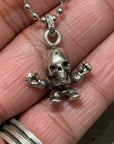 CHROME HEARTS FOTI HARRIS TEETER NECKLACE ‘SILVER’