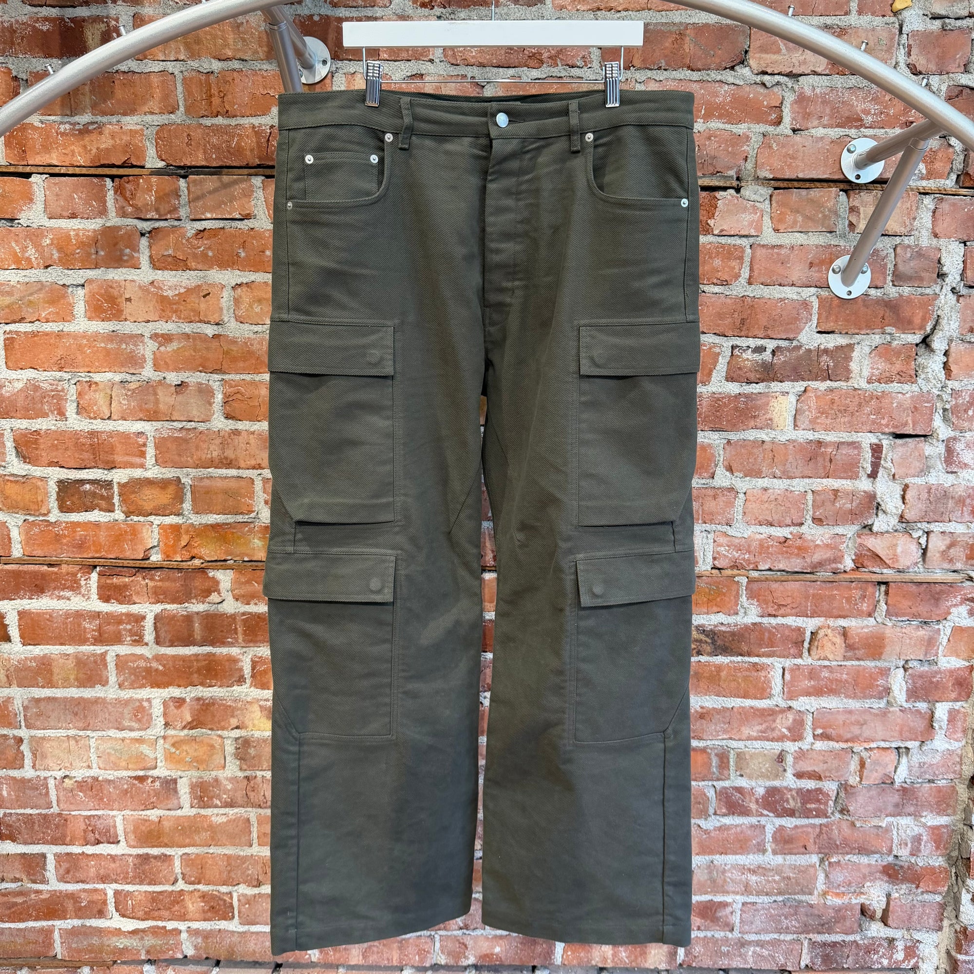 RICK OWENS FW25 CONCORDIANS GETH DOUBLE CARGO DENIM ‘BOSCO’