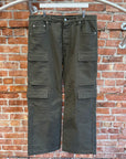 RICK OWENS FW25 CONCORDIANS GETH DOUBLE CARGO DENIM ‘BOSCO’