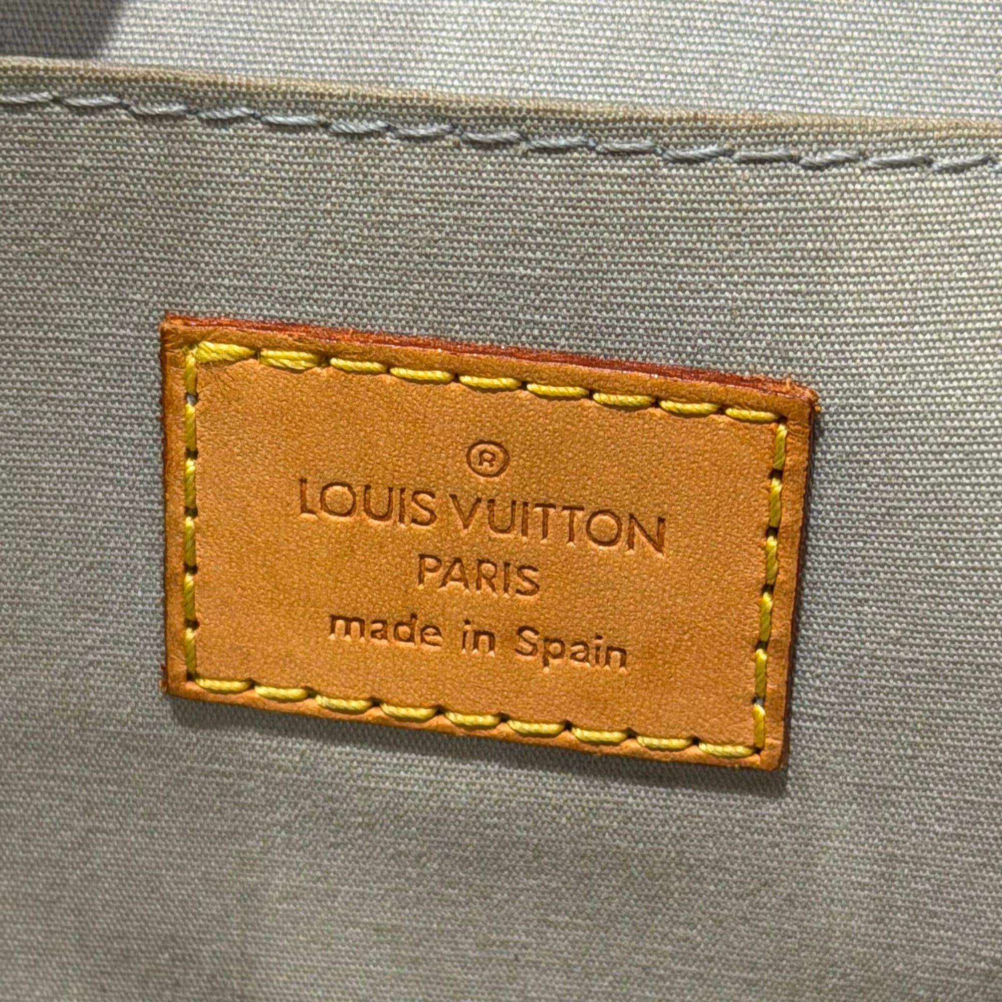 LOUIS VUITTON ROXBURY PATENT LEATHER HANDBAG ‘YELLOW’